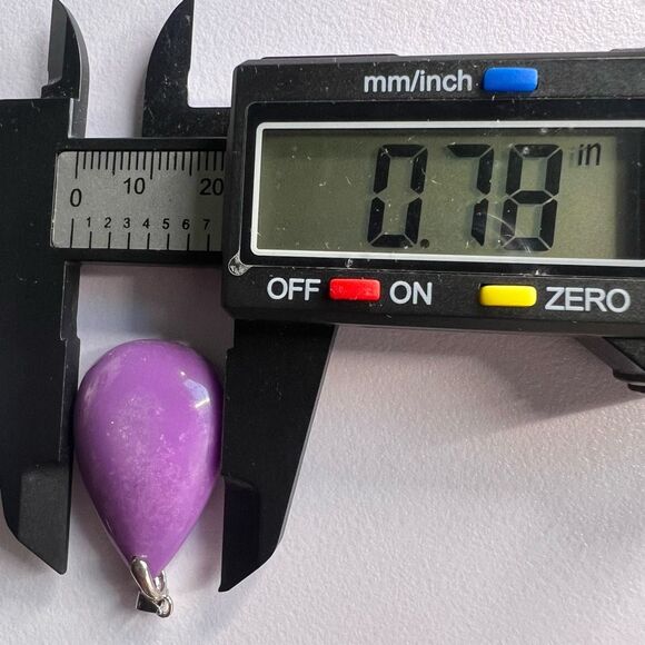 Phosphosiderite Crystal Pendant Silver 925 (#4) - Picture 9 of 11